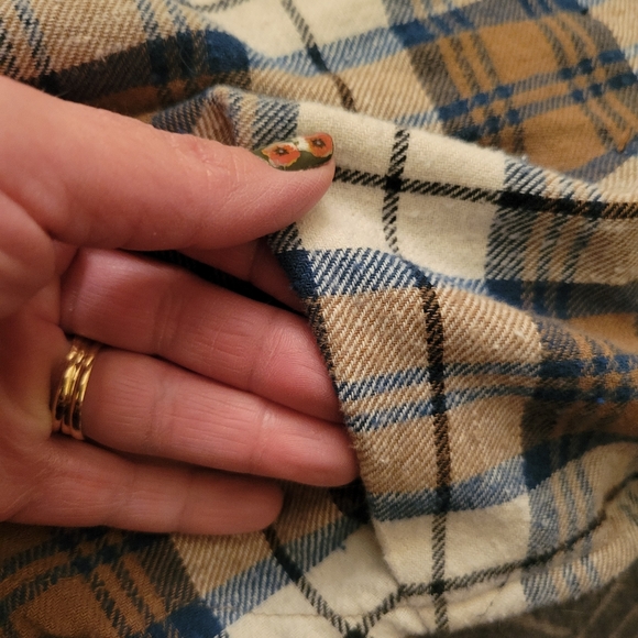 Oversized flannel plaid shirt - Picture 6 of 8